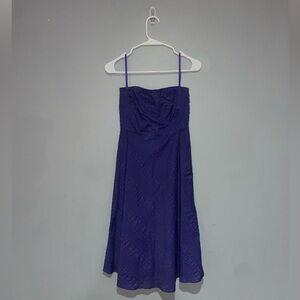 J. Crew - Purple Strapless Dress